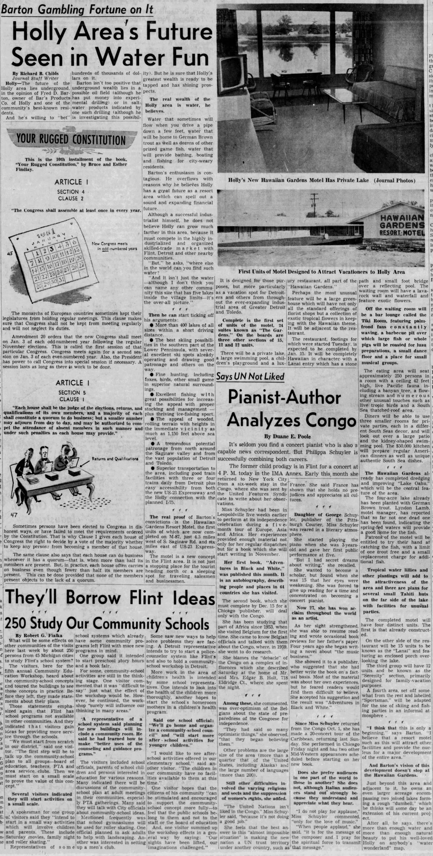 Hawaiian Gardens Resort Motel - Oct 1960 Article (newer photo)